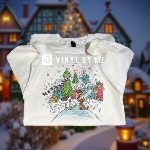 Retro white Christmas sweatshirt