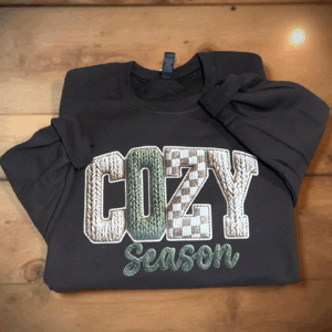 Brown cozy season sweatshirt