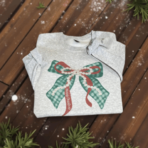 Ash pearl merry Christmas sweatshirt