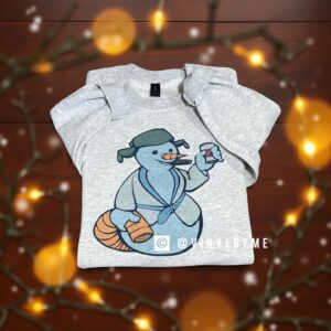 Funny snowman ash Christmas sweatshirt