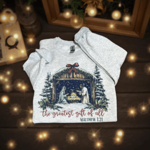 Ash gray the greatest gift of all sweatshirt