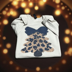 Tan leopard tee sweatshirt