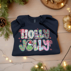 Black Holly Jolly sweatshirt