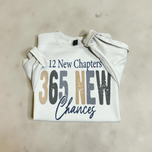 Tan 365 new chances sweatshirt