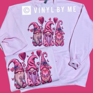 Pink gnomes sweatshirt