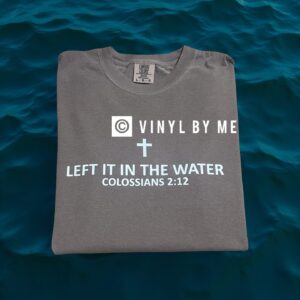 Brown left it on the water comfort color tee