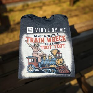 Bleached train wreck tee