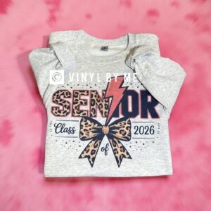 Ash leopard Senior 2026 sweatshirt