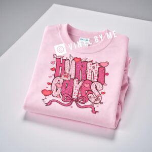 Pink Valentine hurricane sweatshirt