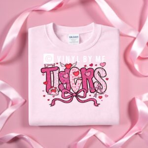 Pink Valentine Tigers sweatshirt