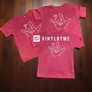 Toddler love language tee