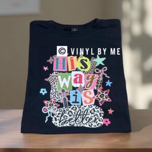 His way is better black tee