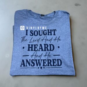Heather indigo sought the lord tee