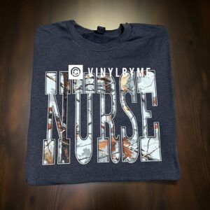 Gray camo Nurse tee