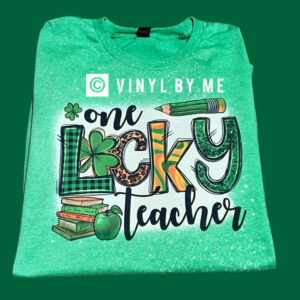One lucky teacher tee