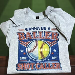 Softball baseball baller ash sweatshirt