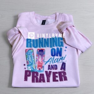 Pink running on Alani sweatshirt (DTF)