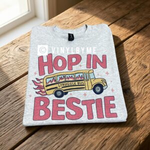 Hop in bestie tee