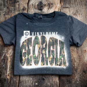 Camo Georgia bleached tee