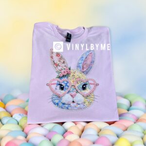Pink pearl Easter bunny tee
