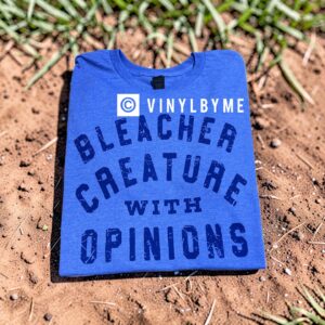 Blue bleacher creatures tee