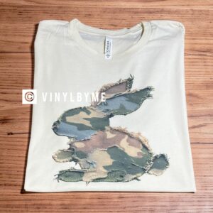 Natural camo bunny tee