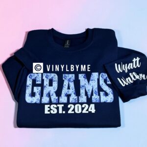 Navy grams sweatshirt