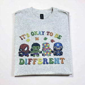 It’s ok to be different ash tee