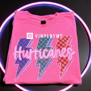 Hot pink hurricane tee