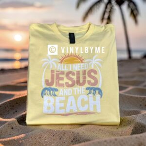 All I need is Jesus & the beach tee
