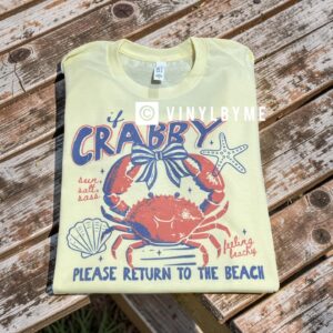 Yellow if crabby tee