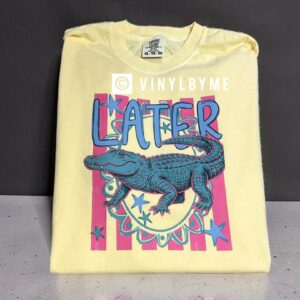 Butter layer gator comfort color tee