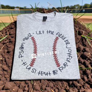 Ash let the field be Joy tee