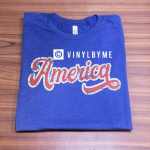 Royal blue America tee