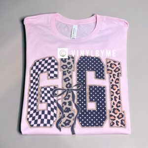 Pink leopard Gigi tee