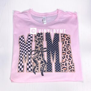 Pink retro Mama tee