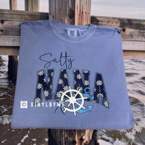 Comfort color salty Nana tee