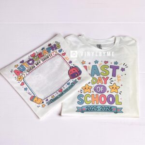 White autograph tee