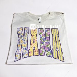 Tan lace Nana tee