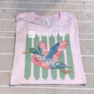 Pink mallard duck tee