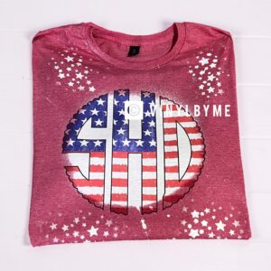 Star flag monogram tee (leave monogram in monogram form)