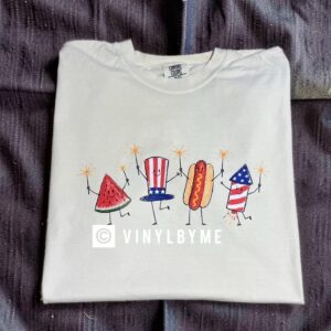 Ivory patriotic holiday tee