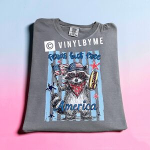 Feral but free comfort color tee