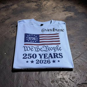 Light blue we the people tee