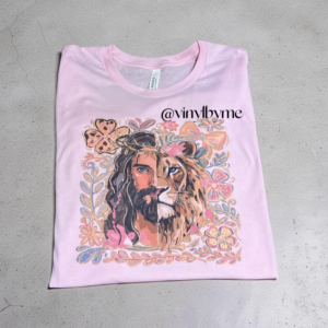 Lion of Judah pink tee
