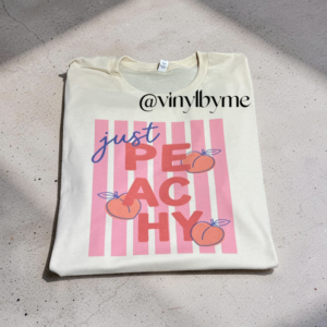Just peachy tee