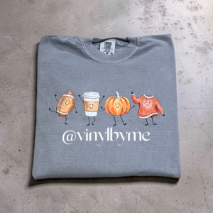 Fall doodle comfort color tee