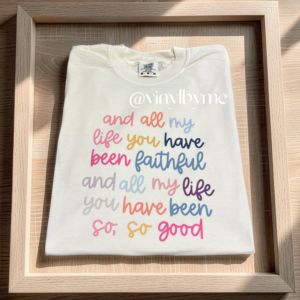Ivory all my life comfort color