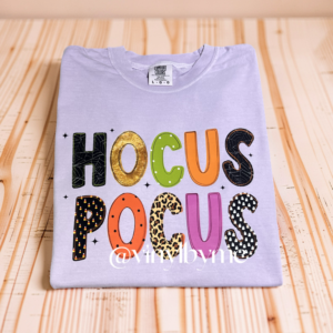 Light purple Hocus comfort color tee