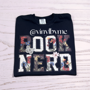 Book nerd black comfort color
